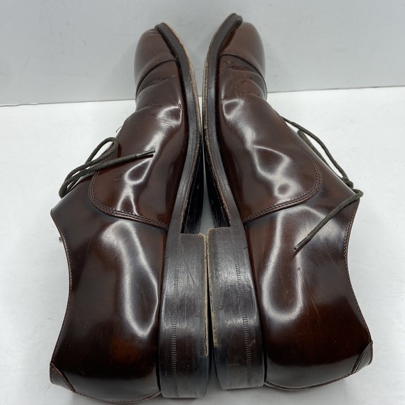 Antonio Maurizi Mens Brown Leather Cap Toe Oxford Dress Shoes Size 41 main image 9